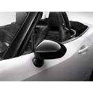 124 Spider Side Rear View Mirror Covers - Black Gloss